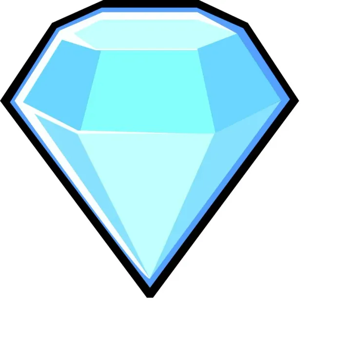 Light blue diamond gem icon, a slot reel symbol
